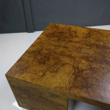 Load image into Gallery viewer, Exquisite 1960s Mid-Century Modern Maple Burlwood Executive Desk