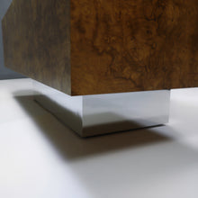 Load image into Gallery viewer, Exquisite 1960s Mid-Century Modern Maple Burlwood Executive Desk