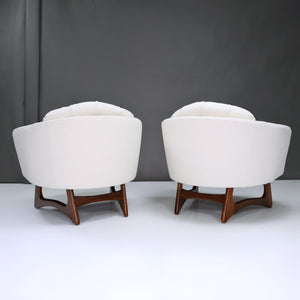 Barrel Back Lounge Chairs by Adrian Pearsall - A Pair