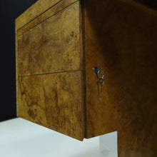 Load image into Gallery viewer, Exquisite 1960s Mid-Century Modern Maple Burlwood Executive Desk