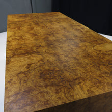 Load image into Gallery viewer, Exquisite 1960s Mid-Century Modern Maple Burlwood Executive Desk