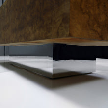 Load image into Gallery viewer, Exquisite 1960s Mid-Century Modern Maple Burlwood Executive Desk