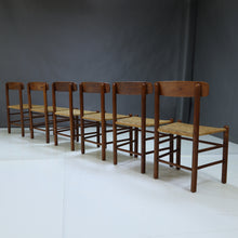 Load image into Gallery viewer, Set of 6 Aged Oak Early Model in the Manner of Borge Mogensen J39