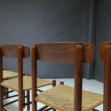 Load image into Gallery viewer, Set of 6 Aged Oak Early Model in the Manner of Borge Mogensen J39