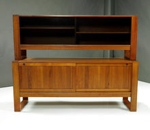 Load image into Gallery viewer, Mid-Century Danish Modern Teak Credenza with Hutch