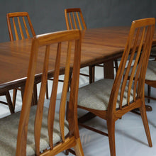 Load image into Gallery viewer, Niels Koefoed Danish Teak Dining Set 8 Eva Chairs and Extension Table