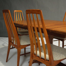 Load image into Gallery viewer, Niels Koefoed Danish Teak Dining Set 8 Eva Chairs and Extension Table