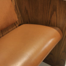 Load image into Gallery viewer, Rare Mid-Century King and Queen Chairs in Oak & Italian Leather