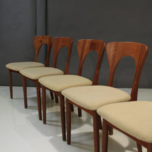 Load image into Gallery viewer, Set of Eight (8) Mid-Century Teak 'Peter' Chairs Niels Koefoed