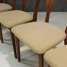 Load image into Gallery viewer, Set of Eight (8) Mid-Century Teak 'Peter' Chairs Niels Koefoed