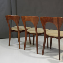 Load image into Gallery viewer, Set of Eight (8) Mid-Century Teak 'Peter' Chairs Niels Koefoed