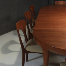 Load image into Gallery viewer, Jörgen Linde and Niels Koefoed Dining Set of 8 Teak Peter Chairs 1 Table