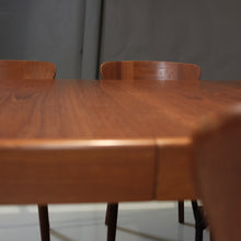 Load image into Gallery viewer, Jörgen Linde and Niels Koefoed Dining Set of 8 Teak Peter Chairs 1 Table
