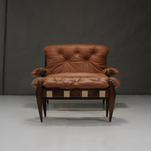 Load image into Gallery viewer, Mid-Century ‘Rodeio’ Lounge Chair and Ottoman by Jean Gillon in Rosewood