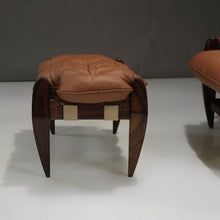 Load image into Gallery viewer, Mid-Century ‘Rodeio’ Lounge Chair and Ottoman by Jean Gillon in Rosewood