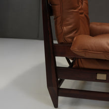 Load image into Gallery viewer, Mid-Century ‘Rodeio’ Lounge Chair and Ottoman by Jean Gillon in Rosewood