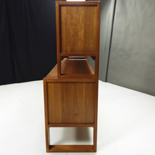 Load image into Gallery viewer, Mid-Century Danish Modern Teak Credenza with Hutch