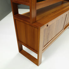 Load image into Gallery viewer, Mid-Century Danish Modern Teak Credenza with Hutch