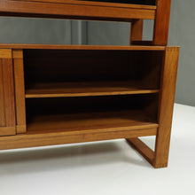 Load image into Gallery viewer, Mid-Century Danish Modern Teak Credenza with Hutch
