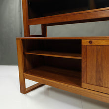 Load image into Gallery viewer, Mid-Century Danish Modern Teak Credenza with Hutch