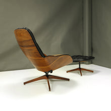 Load image into Gallery viewer, Restored Mr. Chair and Ottoman by George Mulhauser