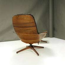 Load image into Gallery viewer, Restored Mr. Chair and Ottoman by George Mulhauser