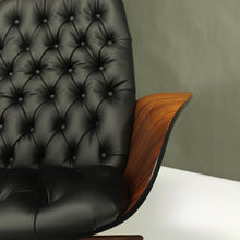 Load image into Gallery viewer, Restored Mr. Chair and Ottoman by George Mulhauser
