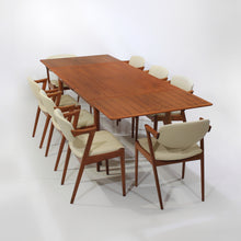 Load image into Gallery viewer, Danish Modern Dining Set Kai Kristiansen Model 42 and Moreddi Teak Table