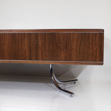 Load image into Gallery viewer, Sensational Mid-Century Modern Executive Desk with Steel Splayed Legs