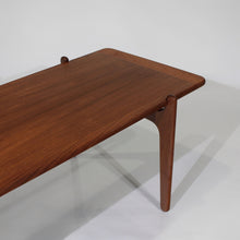 Load image into Gallery viewer, Exceptional Mid Century Danish Modern Reversible Coffee Table in Teak, Afrormosia and Black Laminate