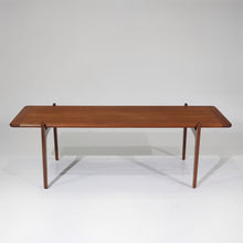 Load image into Gallery viewer, Exceptional Mid Century Danish Modern Reversible Coffee Table in Teak, Afrormosia and Black Laminate