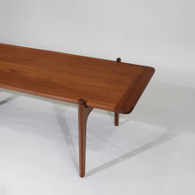 Load image into Gallery viewer, Exceptional Mid Century Danish Modern Reversible Coffee Table in Teak, Afrormosia and Black Laminate