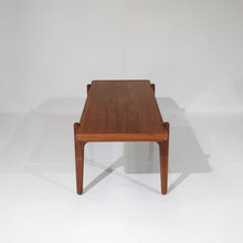Load image into Gallery viewer, Exceptional Mid Century Danish Modern Reversible Coffee Table in Teak, Afrormosia and Black Laminate