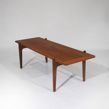 Load image into Gallery viewer, Exceptional Mid Century Danish Modern Reversible Coffee Table in Teak, Afrormosia and Black Laminate