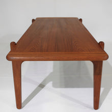 Load image into Gallery viewer, Exceptional Mid Century Danish Modern Reversible Coffee Table in Teak, Afrormosia and Black Laminate