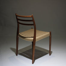 Load image into Gallery viewer, Niels Moller 78 Side Chair in Teak and Papercord