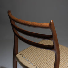 Load image into Gallery viewer, Niels Moller 78 Side Chair in Teak and Papercord