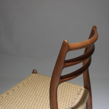 Load image into Gallery viewer, Niels Moller 78 Side Chair in Teak and Papercord