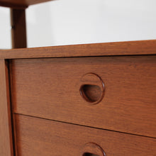 Load image into Gallery viewer, Mid Century Teak Scandinavian Free Standing Bookcase