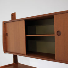Load image into Gallery viewer, Mid Century Teak Scandinavian Free Standing Bookcase