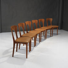 Load image into Gallery viewer, Niels Koefoed 'Peter' Chairs in Teak and Leather - Set of 6