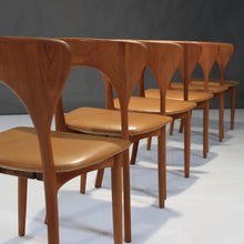 Load image into Gallery viewer, Niels Koefoed 'Peter' Chairs in Teak and Leather - Set of 6