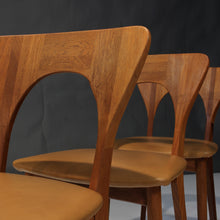 Load image into Gallery viewer, Niels Koefoed 'Peter' Chairs in Teak and Leather - Set of 6