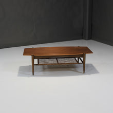 Load image into Gallery viewer, Folke Ohlsson for Dux Coffee Table in Teak and Cane