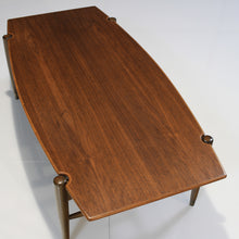 Load image into Gallery viewer, Folke Ohlsson for Dux Coffee Table in Teak and Cane