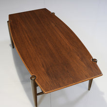 Load image into Gallery viewer, Folke Ohlsson for Dux Coffee Table in Teak and Cane