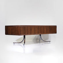 Load image into Gallery viewer, Sensational Mid-Century Modern Executive Desk with Steel Splayed Legs