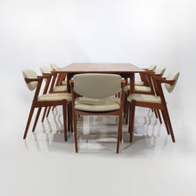 Load image into Gallery viewer, Danish Modern Dining Set Kai Kristiansen Model 42 and Moreddi Teak Table