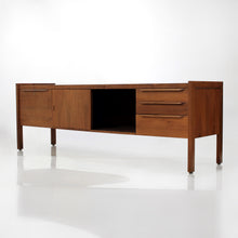 Load image into Gallery viewer, Mid Century Scandinavian Long Teak Credenza