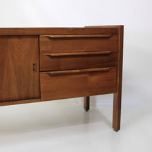 Load image into Gallery viewer, Mid Century Scandinavian Long Teak Credenza